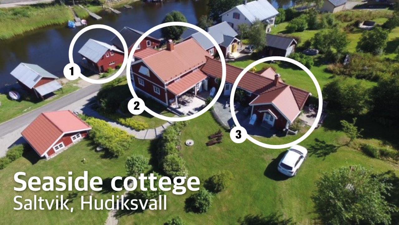 Seaside Cottage House Nr 1, Saltvik Худиксвалль Экстерьер фото